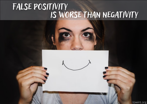 False positivity is worse than negativity